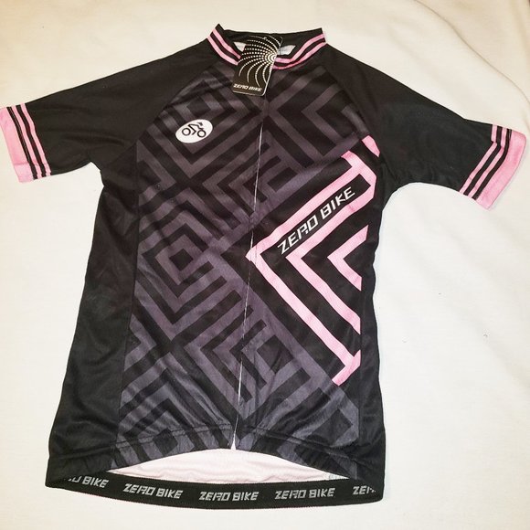 Zero Bike Shirt Lightweight Cycling Jersey Short Sleeve Cycle Wear Size Small - Picture 1 of 10